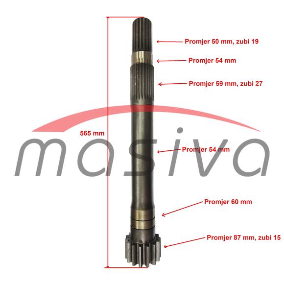 POLUOSOVINA UNUTARNJA LIJEVA IMT-560  560.01.331-5