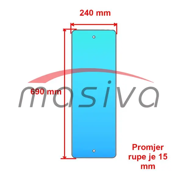 STAKLO PREDNJE DONJE IMT-539  DVIJE RUPE-1