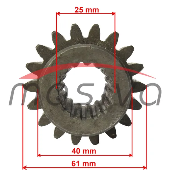 ZUPČANIK PRIKLJ VRATILA 601 324-1