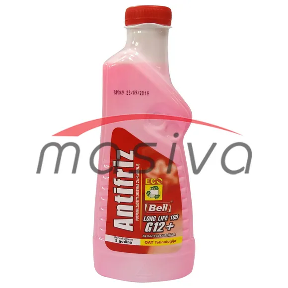 ANTIFRIZ BELL 100%  G 12 - CRVENI  1/1 l   KONCENTRAT LONG LIFE-1