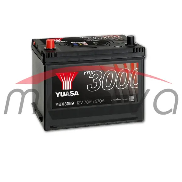 AKUMULATOR 12V 70 Ah D +  640 A, YUASA GARANCIJA 30 MJESECI-0