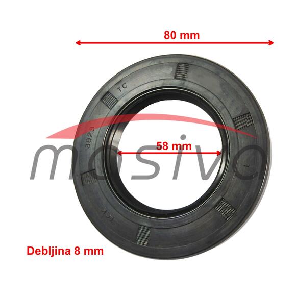 ULJNA BRTVA  -  58 X 80 X 8-1