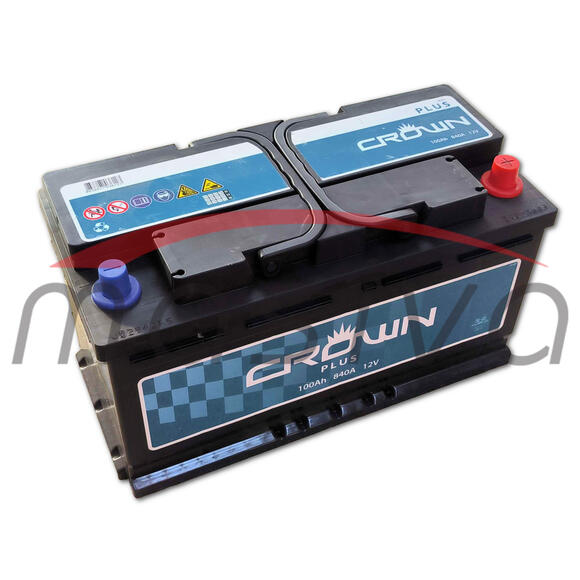 AKUMULATOR 12V 100 Ah 840 A, CROWN GARANCIJA 2 GODINE-0