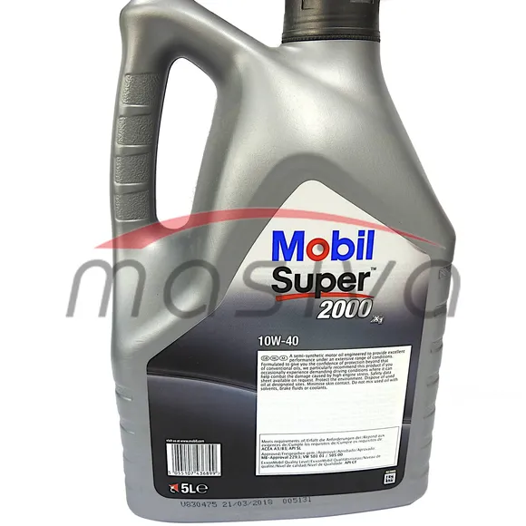 ULJE MOBIL SUPER 2000 X1 10W40  5/1 l-2