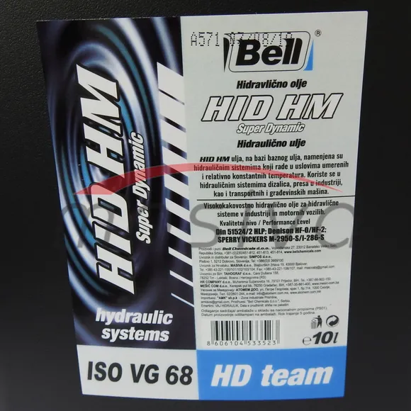 ULJE BELL HIDRAOL 68   10/1 l-3