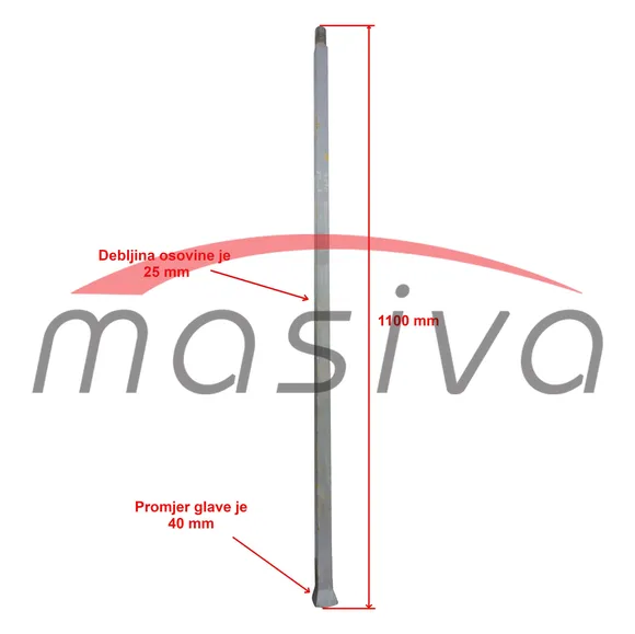 OSOVINA TANJURAČE 25X25 28 DISKA-1