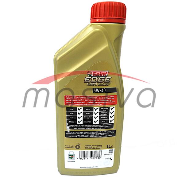 ULJE CASTROL EDGE TURBO DIESEL 5W40 1/1 l-2