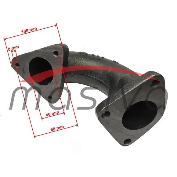 KOLJENO AUSPUHA ZETOR 6211-6245-7211-7245-7711-1