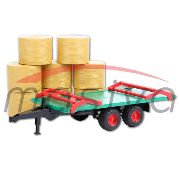 IGRAČKA PRIKOLICA ZA BALE SA OKRUGLIM BALAMA-0