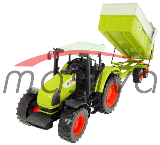 IGRAČKA TRAKTOR CLAAS ARES+PRIKOLICA-0