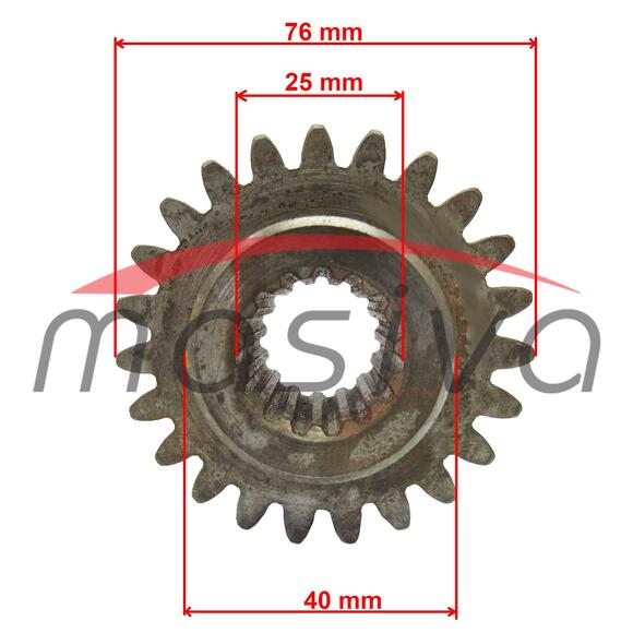 ZUPČANIK PRIKLJUČNOG VRATILA Z 23 601 925-2