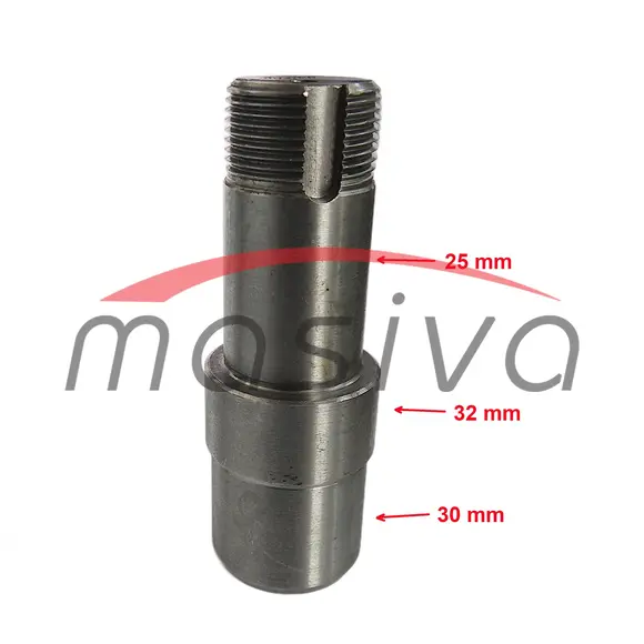 OSOVINA CRTALA PLUGA IMT-755/757 STARI TIP SA NAVOJEM  L=90mm      MASIVA-2