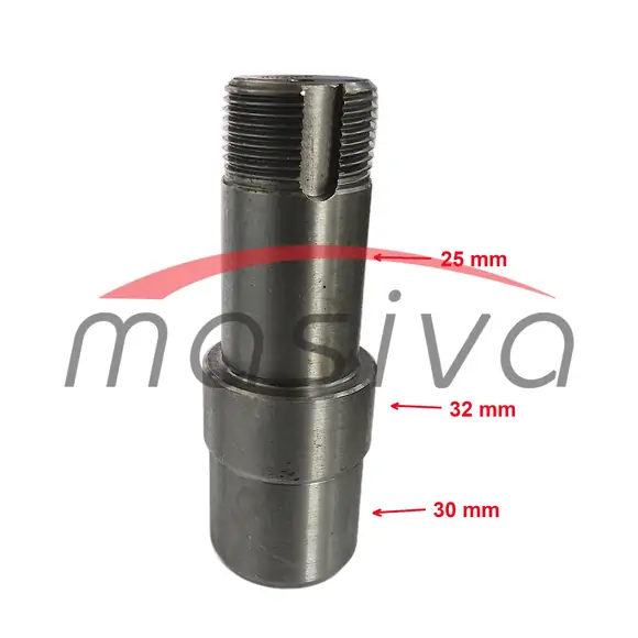 OSOVINA CRTALA PLUGA IMT-755/757 STARI TIP SA NAVOJEM  L=90mm      MASIVA-1