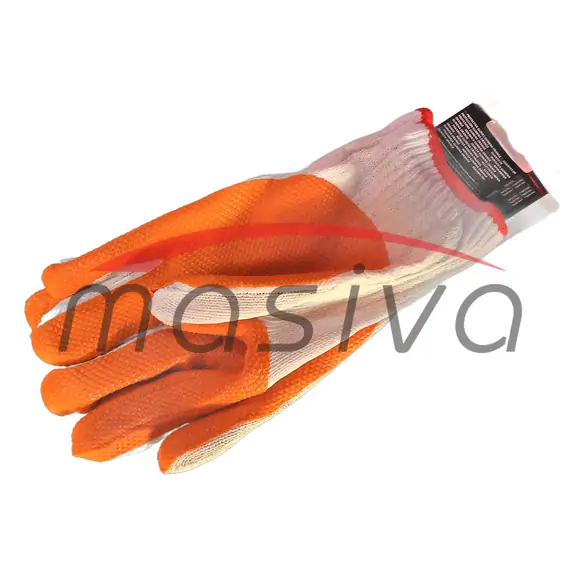 RUKAVICA RADNA GUMENA ORANGE-0