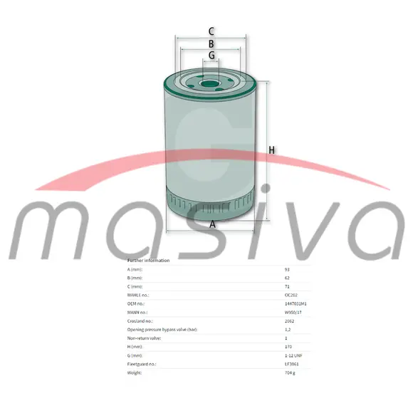 FILTER ULJA NEW HOLLAND, FORD,FIAT-1
