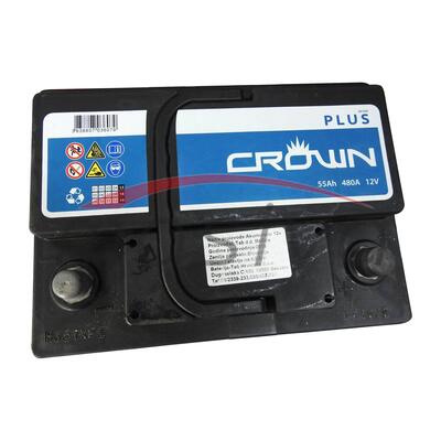 AKUMULATOR 12V 55 Ah 480 A, CROWN  GARANCIJA 2 GODINE-1
