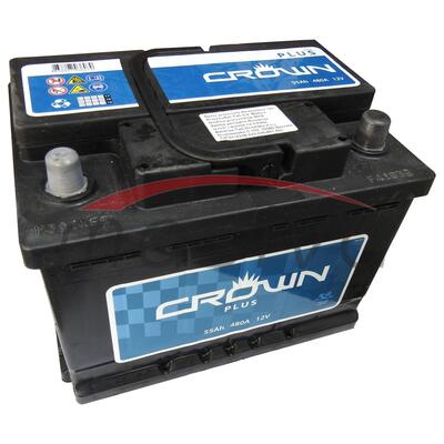 AKUMULATOR 12V 55 Ah 480 A, CROWN  GARANCIJA 2 GODINE