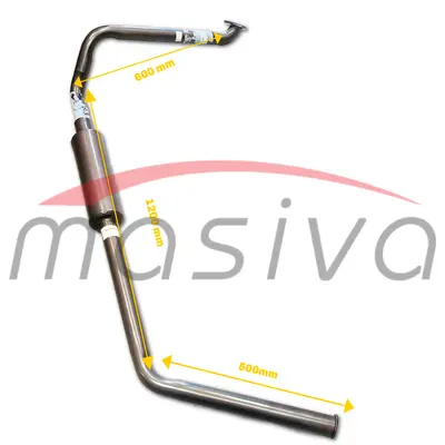 AUSPUH NA GORE KOMBAJN ZMAJ 131-132 KOMPLETNI    SR-2