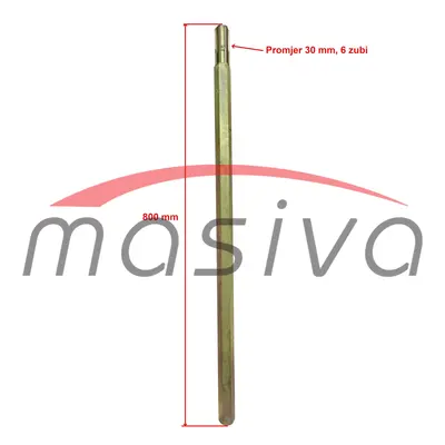 OSOVINA REDUKTOR - LANČANIK FREZE TL 125/135 1GQ 125 11 107-1