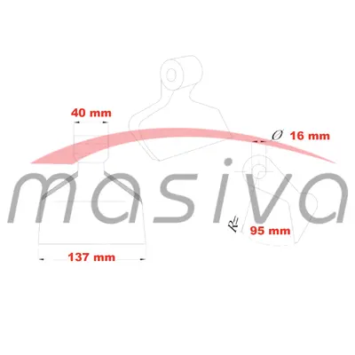 ČEKIĆ ZA MALČER FI 16 x 40 x 135  TEŽINA 1115 gr-1