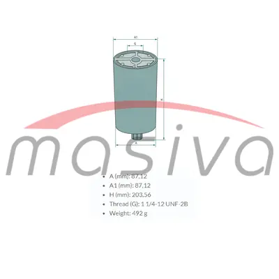 FILTER GORIVA NAVOJ 1"1/4-12 UNF-0