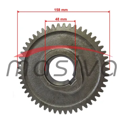 ZUPČANIK ZETOR-2011-2511 MJENJAČA SA UTOROM ZA KAJLU Z=51    2011-1921-2