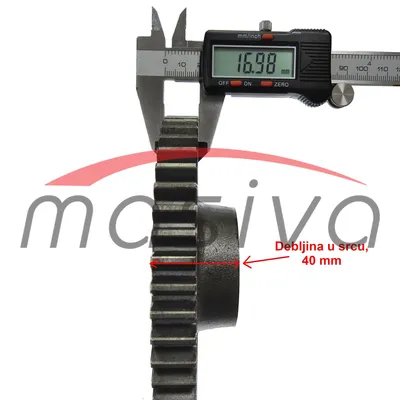 ZUPČANIK ZETOR-2011-2511 MJENJAČA SA UTOROM ZA KAJLU Z=51    2011-1921-3