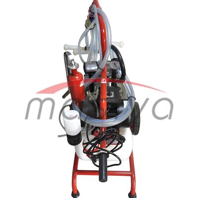 MUZILICA ZA KOZE 2 JEDINICE, 1 KANTA 30l - SILIKONSKE SISNE GUME, ULJNA PUMPA-1