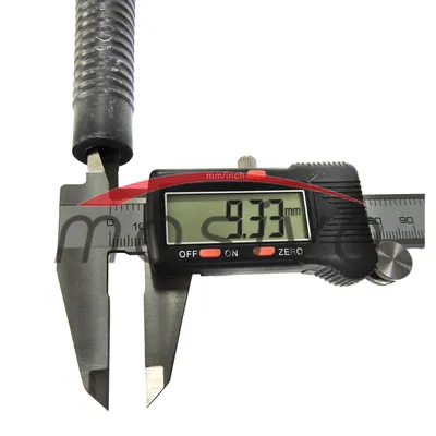 SISNA GUMA DUGAČKA CRNA REBRASTA 323 mm, FI 23 mm, FI 10 mm KURTSAN-2