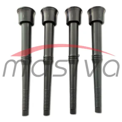 SISNA GUMA DUGAČKA CRNA REBRASTA 323 mm, FI 23 mm, FI 10 mm KURTSAN (SET 4 KOM)-0
