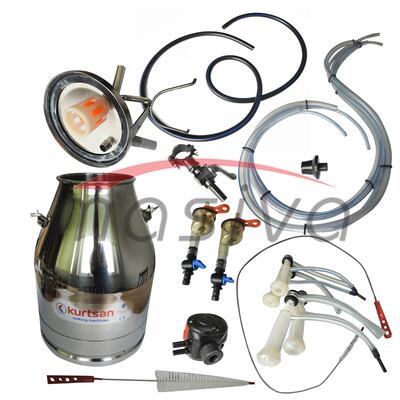 KANTA RADNA ZA KOZE KOMPLETNA INOX 30 l - SABIRNIK 120 cc, PULSATOR INOX,