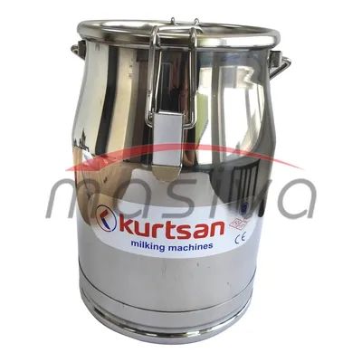 KANTA ZA MLIJEKO S POKLOPCEM - 10 l, INOX KURTSAN-0
