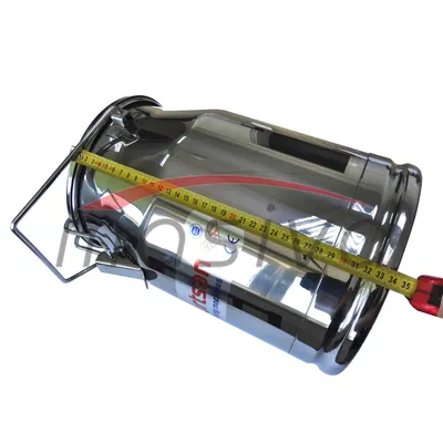 KANTA ZA MLIJEKO S POKLOPCEM - 10 l, INOX KURTSAN-4