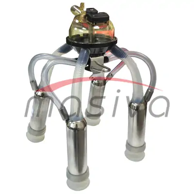 MUZNA JEDINICA ZA KRAVE, SABIRNIK 450 cc, DRŽAČ INOX, SILIK. SISNE GUME KURTSAN