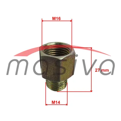 REDUKCIJA RUČNE PUMPE M16/M14 ZETOR-1