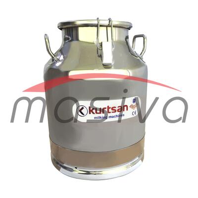 KANTA ZA MLIJEKO S POKLOPCEM FI 21- 30 l, INOX KURTSAN
