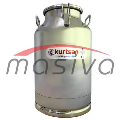 KANTA ZA MLIJEKO S POKLOPCEM FI 21- 40 l, INOX KURTSAN