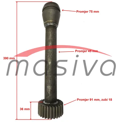 VRATILO MJENJAČA ZETOR 28Z 387 MM 5211,5245,6211,6245,7211,7245,7711,7745-4