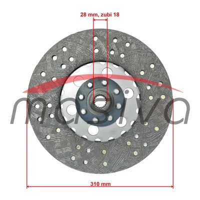 LAMELA VUČNA ZETOR Z18 310MM-2