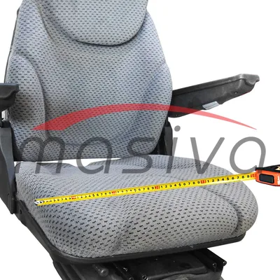 SJEDALO MEHANIČKO-POMIČAN NASLON ZA GLAVU I RUKE-1 POMAK SJEDIŠTA-TEKSTIL SIVO-2