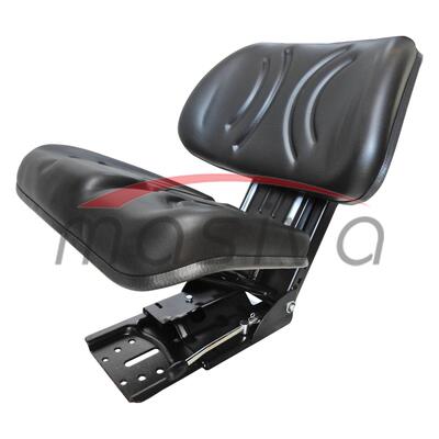 SJEDALO TORPEDO DEUTZ- BEZ NASLONA ZA RUKE- NIJE SKLOPIVO-PVC CRNO