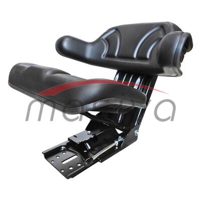 SJEDALO TORPEDO DEUTZ-S NASLONOM ZA RUKE-NIJE SKLOPIVO-PVC CRNO