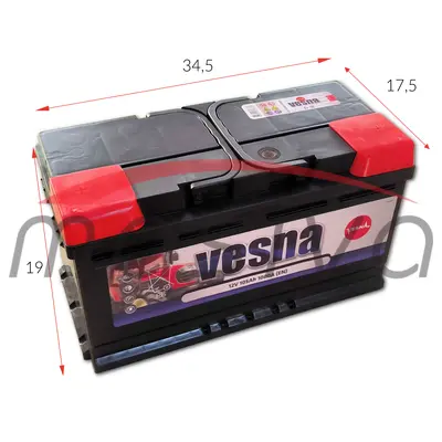 AKUMULATOR 12V 105 Ah 1000 A, VESNA STARTER GARANCIJA 2 GODINE-1