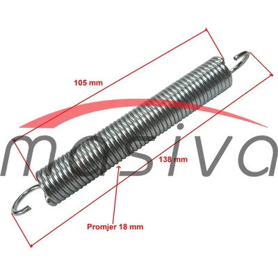 OPRUGA VLAČNA POTISNOG LEŽAJA ZETOR 2011/7745 PROXIMA 6421/8441  IND-II-1