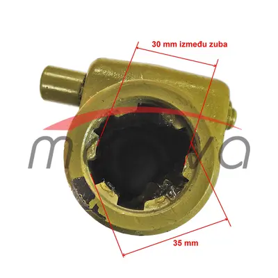 PRODUŽETAK KARDANA  1"3/8" Z-6  NA 1" 3/8" Z-21-2