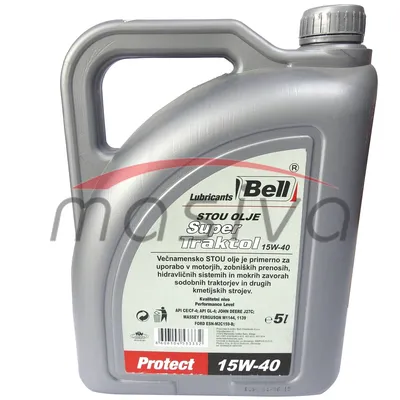 ULJE BELL SUPER TRAKTOL STOU 15W40 ZA MJENJAČ I MOTOR 5/1 l-2