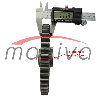ZUPČANIK UNIVERZAL I BRZINE UTB-445  Z=47 VELIKI  40.17.107    584901-3