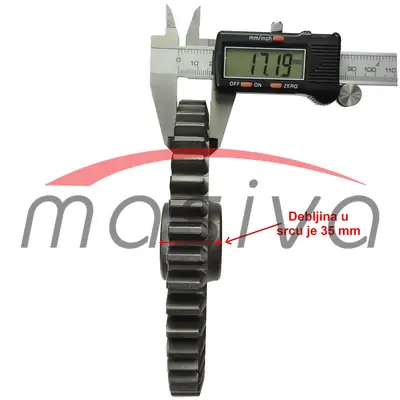 ZUPČANIK UNIVERZAL I BRZINE UTB-445  Z=47 VELIKI  40.17.107    584901-2