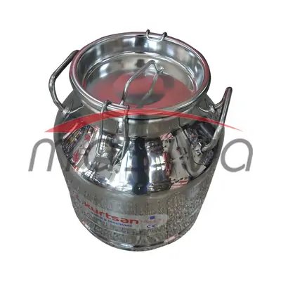 KANTA ZA MLIJEKO S POKLOPCEM FI 21- 25 l, INOX KURTSAN