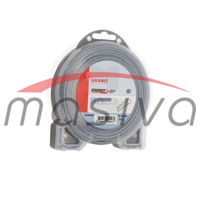 FLAKS NIT ZA TRIMER 4,5 mm, 16 m SPIRALA GRANIT-0